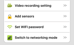 Switch to networking mode