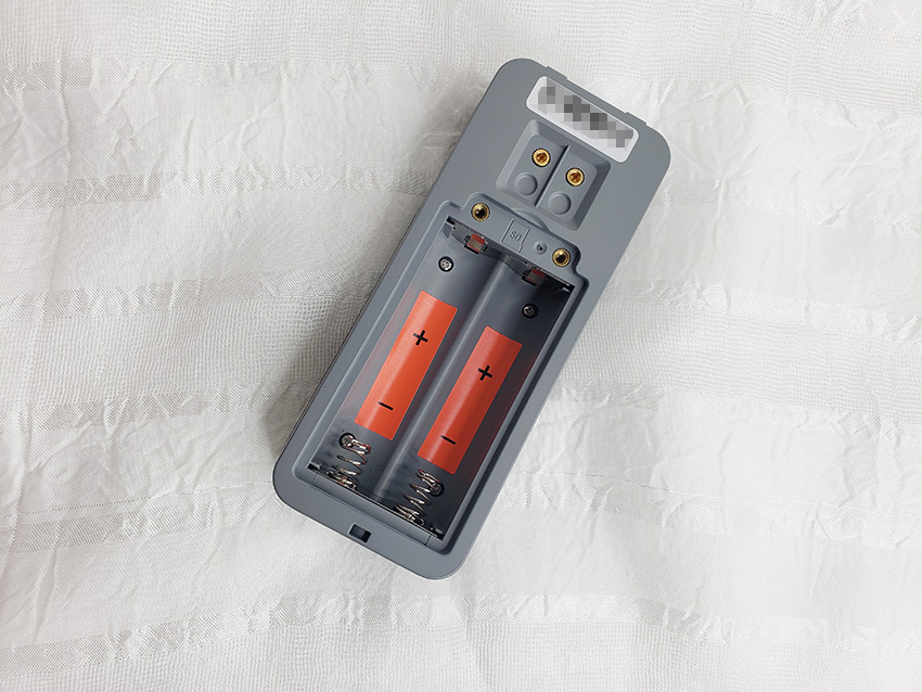 Battery chamber of smart doorbell