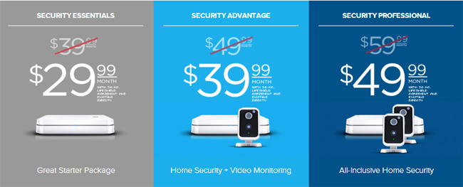 LifeShield Home Security Packages
