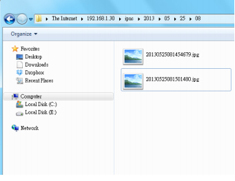 FTP Folder - Windows Explorer