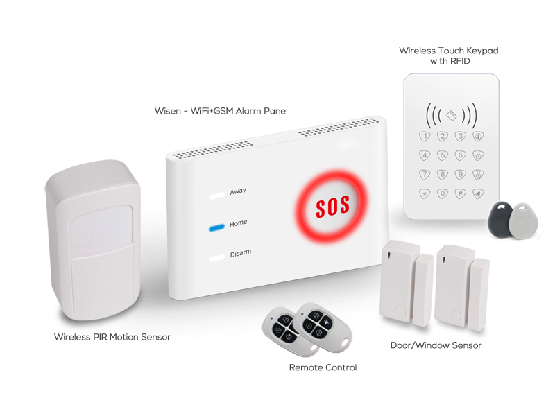 Wisen Wireless Alarm System Kit