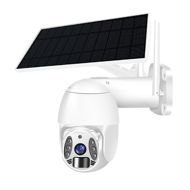 Caméra Solaire PTZ Tuya Smart WiFi 2MP – Full HD, Panneau 8W, Neuve