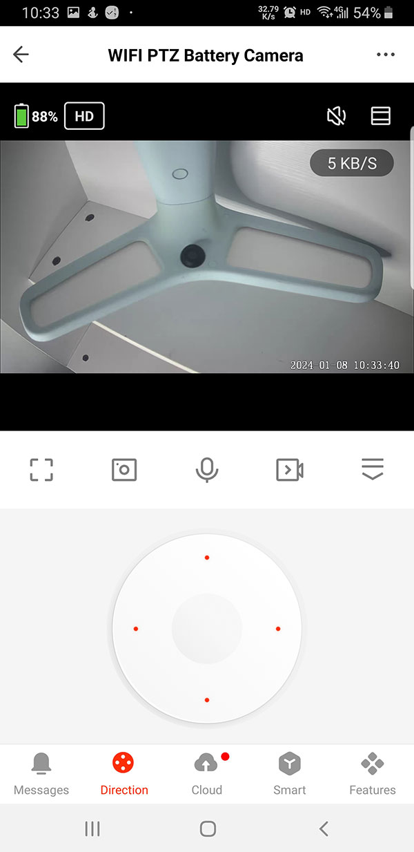 Renaming the camera and assigning it to the room/location