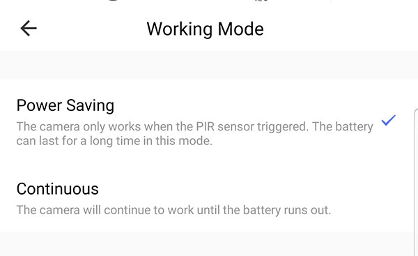 Renaming the camera and assigning it to the room/location