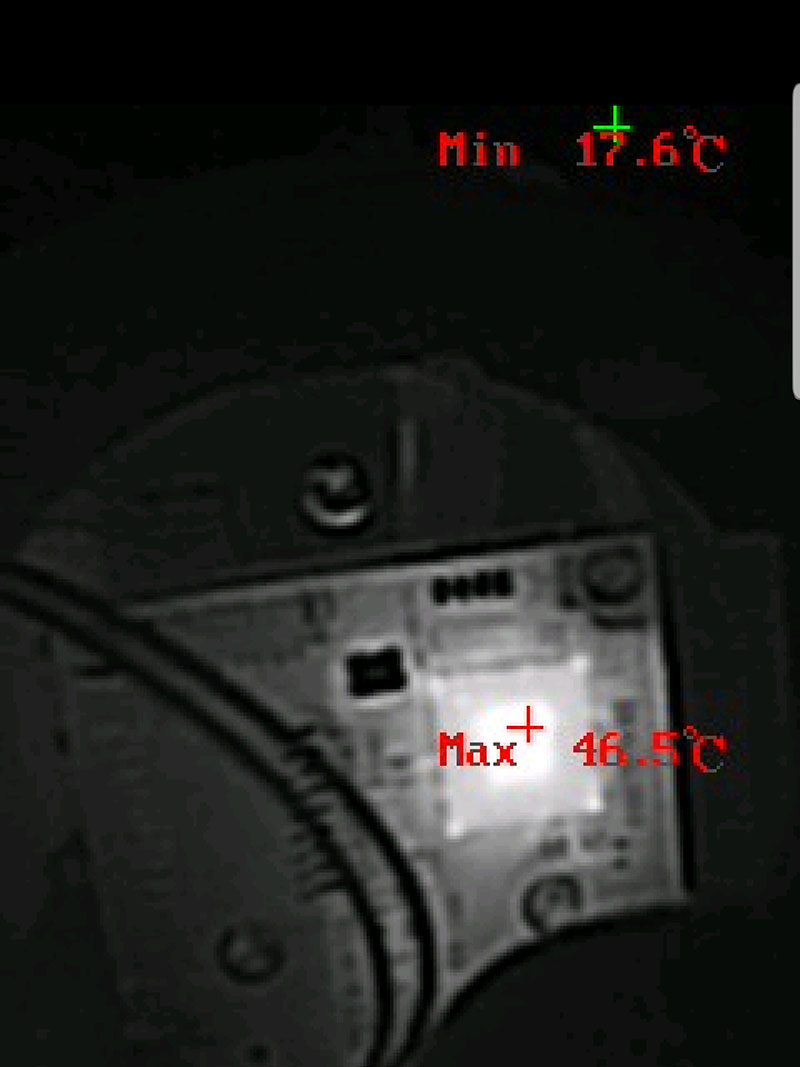 PTZ Dome Camera Thermal Image