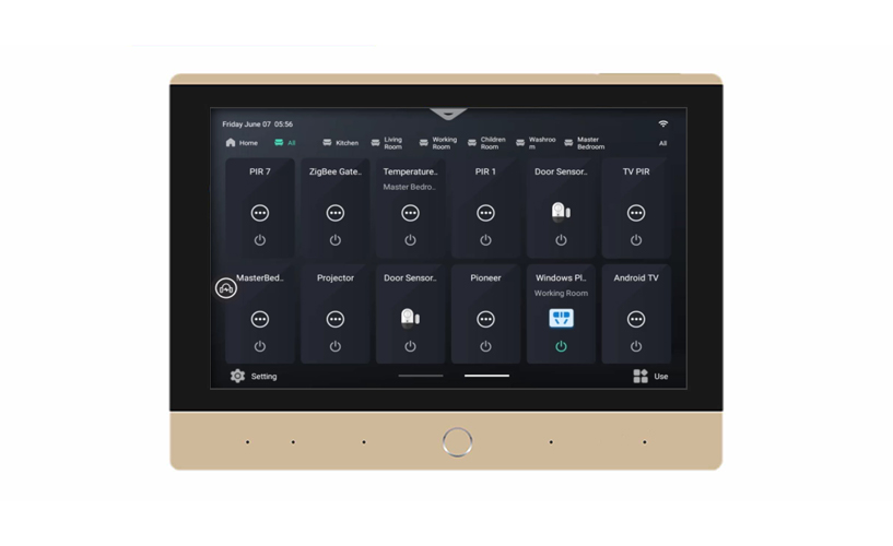 Tuya Smart Amplifier Home Automation UI
