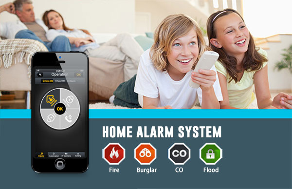 Smart Home Alarm System with App