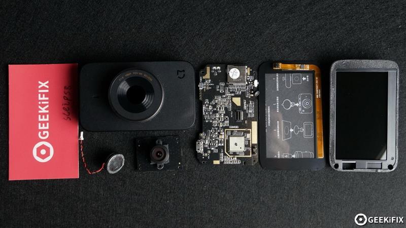 Yi Dashcam All Components