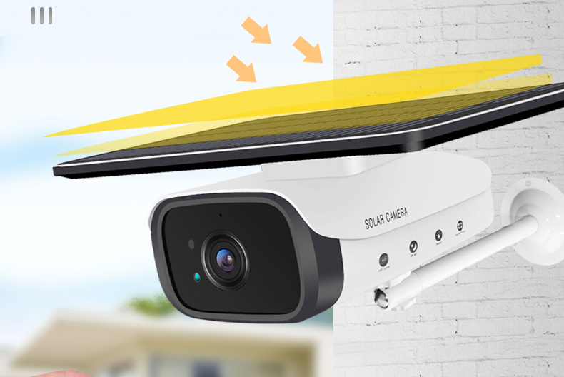 All-in-one solar security camera w 4G LTE