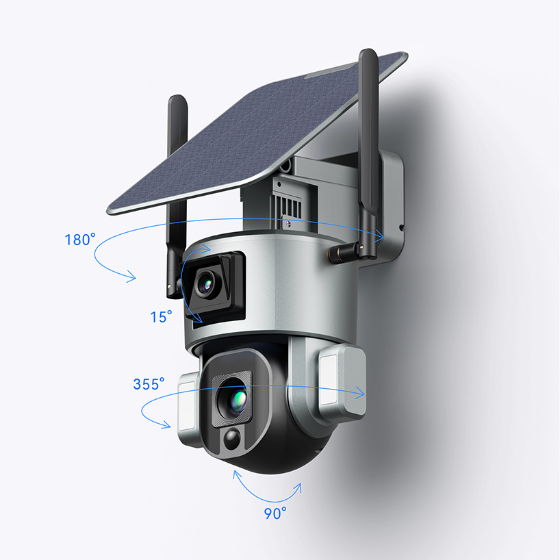 Security Camera with Solar Panel