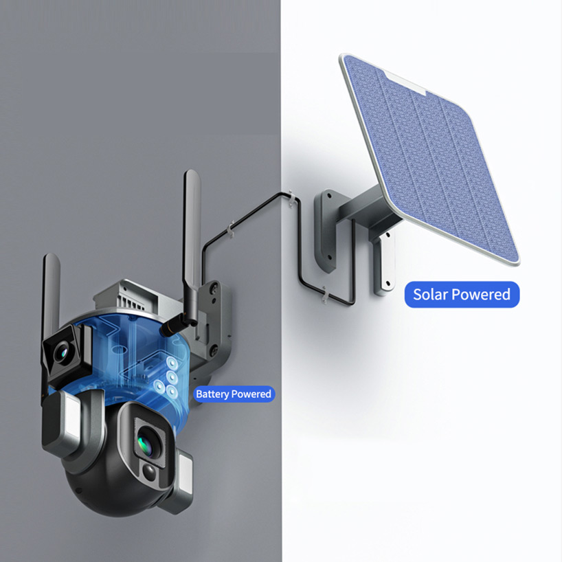 Security Camera with Solar Panel