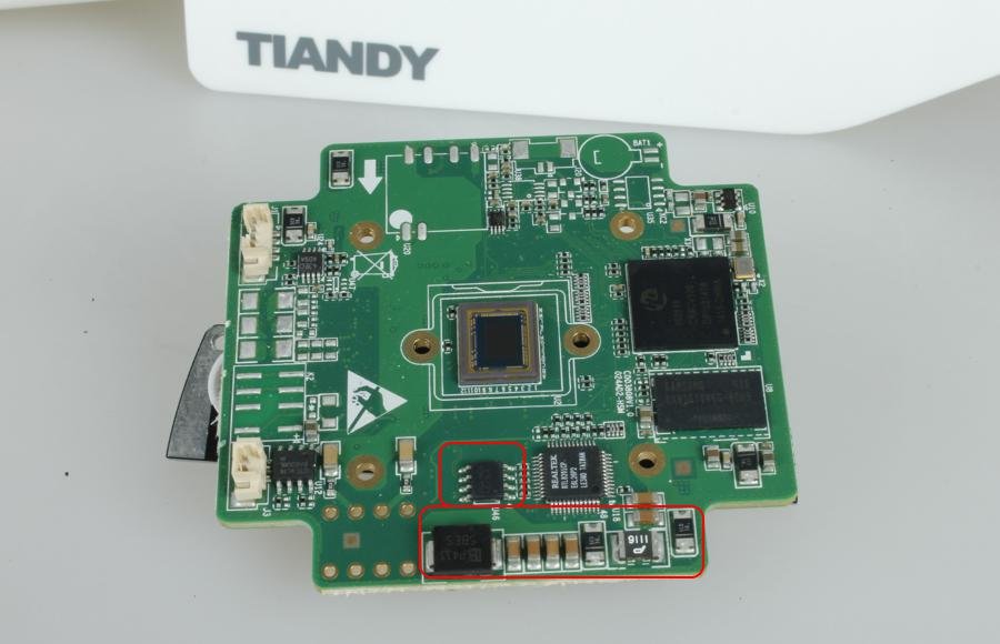 Tiandy IP Camera mạch bảo vệ