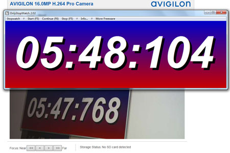 Avigilon 16MP HD PRO - Video Latency