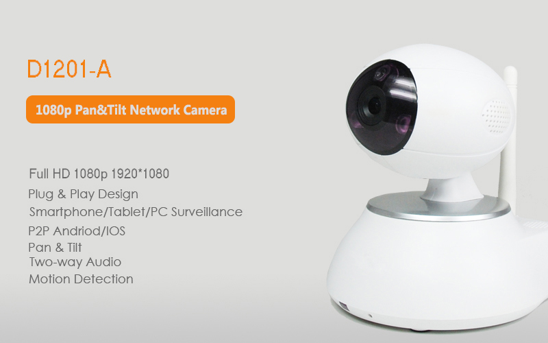 Full HD 1080p Smart Pan&Tilt Network Camera