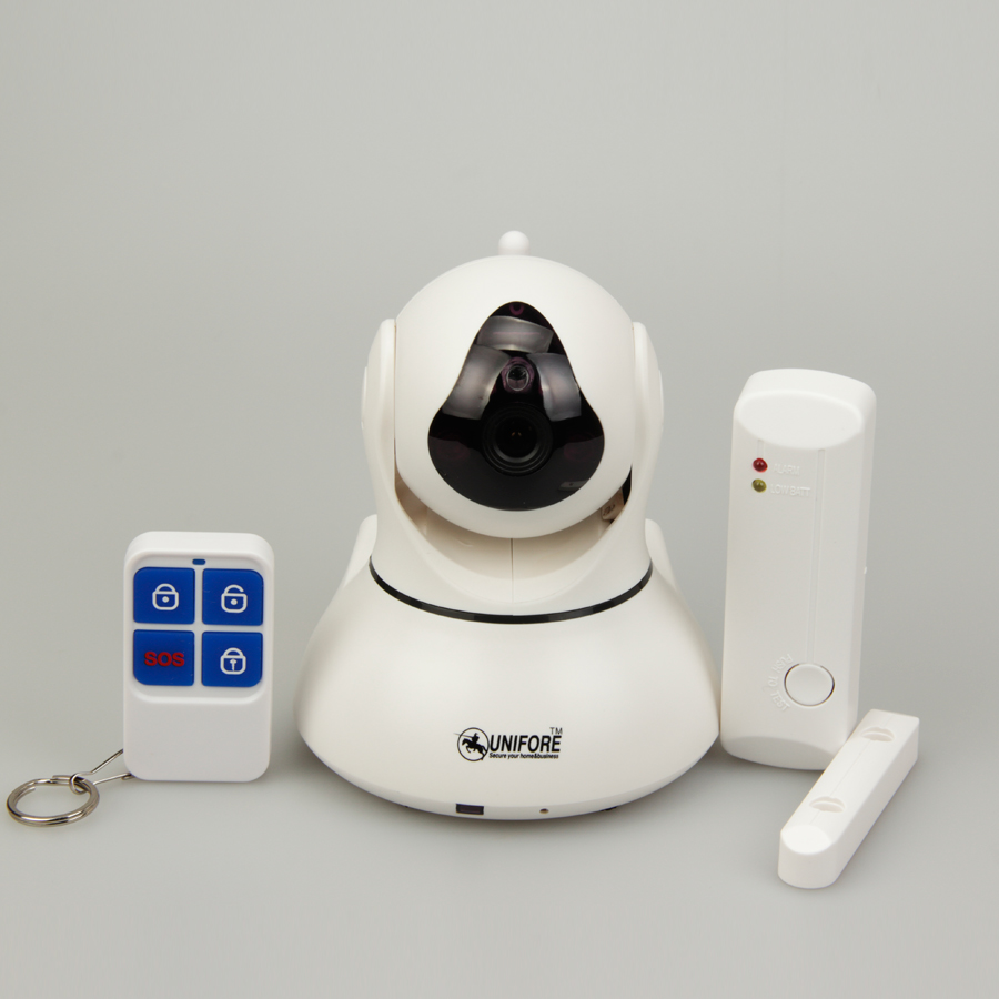 WiFi camera alarm system for home security