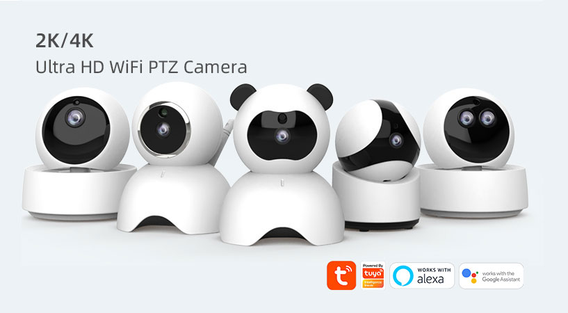 Tuya 2K/4K Wireless PTZ Camera with Ingenic T31/T40 Inside
