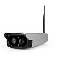 Solar Panel Powered Security Camera with PIR Sensor Metal Enclosure Design S1 