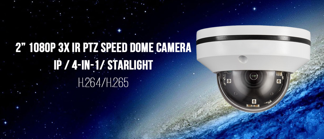 Mini PTZ Speed Dome Security Cameras